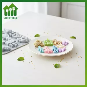 SWEET 12 Khoang Silicon Fondant Khuôn Hoàng Tử Công Chúa Chủ Đề 3D Nơ Lâu Đài Ngựa Bánh Khuôn Cho Tiệc Gia Đình Nướng n