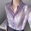 Áo sơ mi chống nắng nữ VN, Thiết kế tinh tế độc đáo, Áo sơ mi siêu thời trang, phong cách Pháp, Dòng đầu xuân năm nay, 2025.