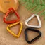 DELMER Carabiner Đi Bộ Đường Dài Ấm Siêu Tốc Kẹp Snap Ngoài Trời Hợp Kim Nhôm Móc Tam Giác