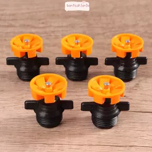 Máy phun nước xoay ITRUMPET 10 CÁI, Hệ thống tưới tiêu ren nam 1 / 2 ", 360 chất lượng cao° Bãi cỏ tưới nước xoay tự động bằng nhựa