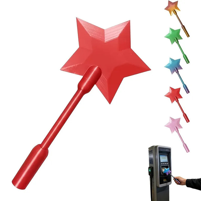 STAR MAGIC TAY THẺ GIỮ 3D In Di Động Tập Để Thanh Toán Thẻ Tín Dụng Đế Mới Lạ Quà Tặng Hàng Ngày Phụ Kiện