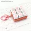 MỚI 9 Phím Im Lặng Bàn Phím Móc Khóa Sáng Tạo Mèo Paw Nút Keycap Đồ Chơi Giảm Căng Thẳng Fidget Đồ Chơi Dành Cho Trẻ Em Người Lớn Quà Tặng SKY