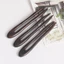 WHX-13cm Gỗ Mun Đôi Kẹp Tóc Kẹp Tóc Cổ Kẹp Tóc Ngắn Hình Chữ U Hanfu Phụ Kiện Cuộn Tóc Kẹp Tóc Gỗ Đàn Hương Đi Bộ Cổ Điển Kẹp Tóc Bằng Gỗ