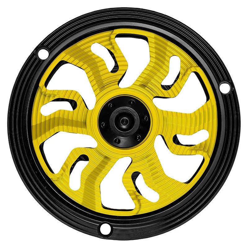 MOTORCYCLE ROTATING QUẠT BÌA Hợp kim nhôm Rỗng Tản nhiệt Sửa đổi Vỏ bảo vệ