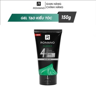 Combo 2 Gel vuốt tóc nam Romano Classic giữ nếp lâu và giữ nếp siêu cứng 150g/chai