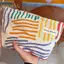 PNPIA- Corduroy Clash Màu Sọc Túi Đựng Mỹ Phẩm Túi Rửa Nữ Du Lịch Túi Đựng Mỹ Phẩm Làm Đẹp Hộp Bảo Quản Trang Điểm Tổ Chức Túi Ly Hợp