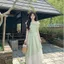 Váy Nhỏ Nữ Mùa Hè Váy Bohemian Khổng Lồ