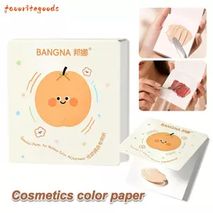 Giấy trộn màu nền FAVORITEGOODS, Giấy trộn màu trang điểm dùng một lần không rửa, Phụ kiện trang điểm di động Dụng cụ trộn màu trang điểm