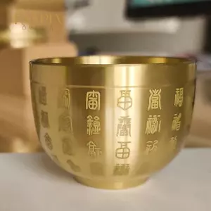 PNPIA- Đồng Nguyên Chất Baifu Xi Lanh Phong Thủy Luy Fortune Cornucopia Phòng Khách Nghiên Cứu Để Bàn Bát Kho Báu Trang Trí Gạt Tàn Nhỏ
