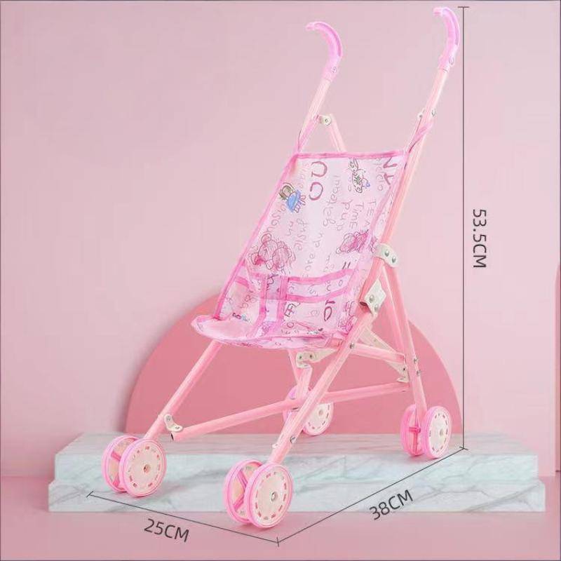 ZTHOME Bền Tương Tác Búp Bê Pram Giả Vờ Chơi Đồ Chơi Ổn Định Búp Bê Handcart Nhựa Xe Đẩy Cho Bé Trai Bé Gái Trẻ Sơ Sinh HOT