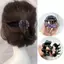 ECK Vintage Kim Cương Giả Hoa Vuốt Tóc Nữ Thời Trang Pha Lê Kẹp Tóc Kẹp Cua Đuôi Ngựa Barrette Bé Gái Phụ Kiện Tóc HOT
