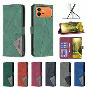 YJD Case For Honor 600 Pro Nút từ tính Khe cắm thẻ da hình thoi Vỏ điện thoại chống rơi