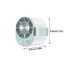Quạt Di Động CAST, Quạt Kẹp Eo Tiếng Ồn Thấp Xoay Được, Phụ Kiện Làm Mát Thiết Kế Kẹp Nhựa Quạt Cá Nhân Mùa Hè Sử Dụng Ngoài Trời
