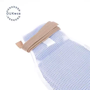OUKwca 1 Chiếc Găng Tay Hạn Chế Y Tế Có Thể Tháo Rời Giường Bệnh Nhân Chống Rơi Tay Ràng Buộc Bảo Vệ Người Cao Tuổi Chống Trầy Xước Găng Tay Cố Định Mới