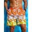 2026 Mới Họa Tiết Hoa 3D In Unisex Thời Trang Thoải Mái Đi Biển Quần Short Hoa
