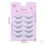 5 Đôi Lông Mi Giả Tự Nhiên M10 C Curl Đen Sợi Tổng Hợp 9-11mm Mềm Nhẹ Mặc Hàng Ngày