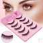 Lông Mi Giả 3D 5 Đôi - Lông Mi Wispy Dài Khối Lượng Dày Để Trang Điểm Sân Khấu Hàng Ngày