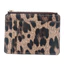 RFID Chống Từ Tính Big Leopard In Thẻ Kinh Doanh Chống Trộm Bàn Chải Nữ Dây Kéo Ngân Hàng Đựng Thẻ Da Thay Đổi Thẻ Tín Dụng 6.7