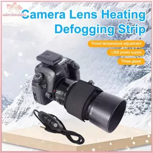 THÊM Có Thể Điều Chỉnh Ống Kính Máy Ảnh DSLR Sương Dải Nóng Ống Kính USB Nóng Chụp Ảnh Chụp Ảnh Điều Khiển Nhiệt Độ Máy Nóng Sương BSS