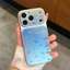 Mạ vàng cá ba chiều Thích hợp cho vỏ điện thoại iPhone17 16promax Apple 16 Flash Summer 17pro Fresh Case