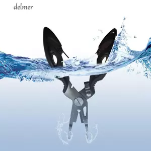 Kìm móc câu cá DELMER, Kìm cá chống trượt đa chức năng, Công thái học bền bỉ Tay cầm chống trượt có độ bền cao Cắt dây câu Thiết bị câu cá
