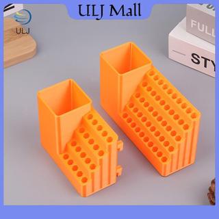 ULJ 1 Giá đỡ máy khoan 20 / 50 lỗ Bit Sắp xếp đầu tuốc nơ vít Hộp công cụ Hộp công cụ Bảng lỗ Tuốc nơ vít Giá đỡ chuôi lục giác.