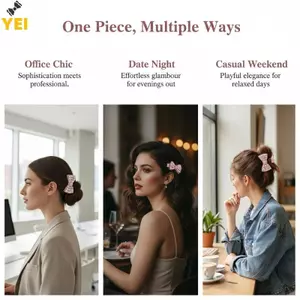 < YEI > Kẹp Tóc Cung Pha Lê Phong Cách Hàn Quốc Bling Kim Cương Giả Kẹp Bên Dành Cho Nữ Người Bạn Tập Hợp Phụ Kiện Tạo Kiểu Tóc Mới