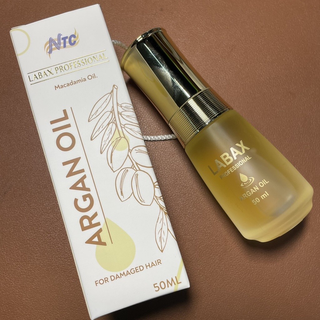 Tinh dầu dưỡng tóc hư tổn Argan oil Labax 60ml [ MK ]