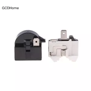 GCDHome 2 Chiếc QP2-4.7 PTC Khởi Động Rơ Le 1 Pin Rơ Le Khởi Động Tủ Lạnh Và 6750C-0005P Tủ Lạnh Quá Tải Bảo Vệ HOT