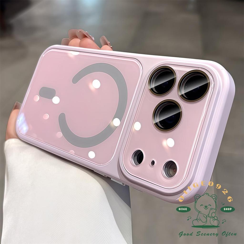 Cảm giác da Macaron từ tính Vỏ điện thoại iphone17 Pro Max 16 15 14 13 vỏ cho vỏ iPhone Vỏ mềm silicon TPU chống sốc