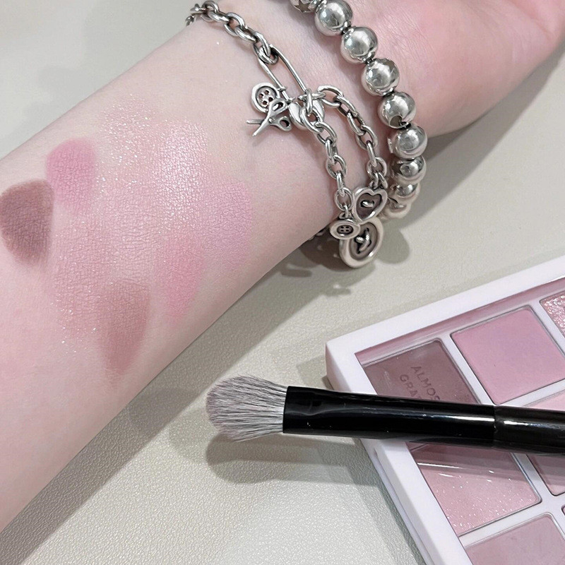Bảng phấn mắt chín màu phong cách Hàn Quốc Tingphe|Độ bão hòa thấp, Pearlescent Matte, Phấn mắt màu đất|Thích hợp cho học sinh|Bảng phấn mắt khuyến nghị nghệ sĩ trang điểm