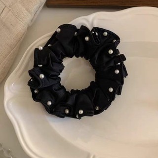 Hululu / Bong Bóng Muối Biển ~ Ngọc Trai Bốn Lớp Gạc Scrunchy Tóc Nữ Cao Cấp Phụ Kiện Tóc Băng Đô