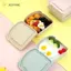 JCSYFAC Cơm Trưa Bánh Mì Nướng Bánh Sandwich Hộp Đựng Nhiều Màu Dung Tích Lớn Nhân Viên Văn Phòng Nhựa Bento Case Dễ Dàng Làm Sạch Nhẹ Di Động Mới