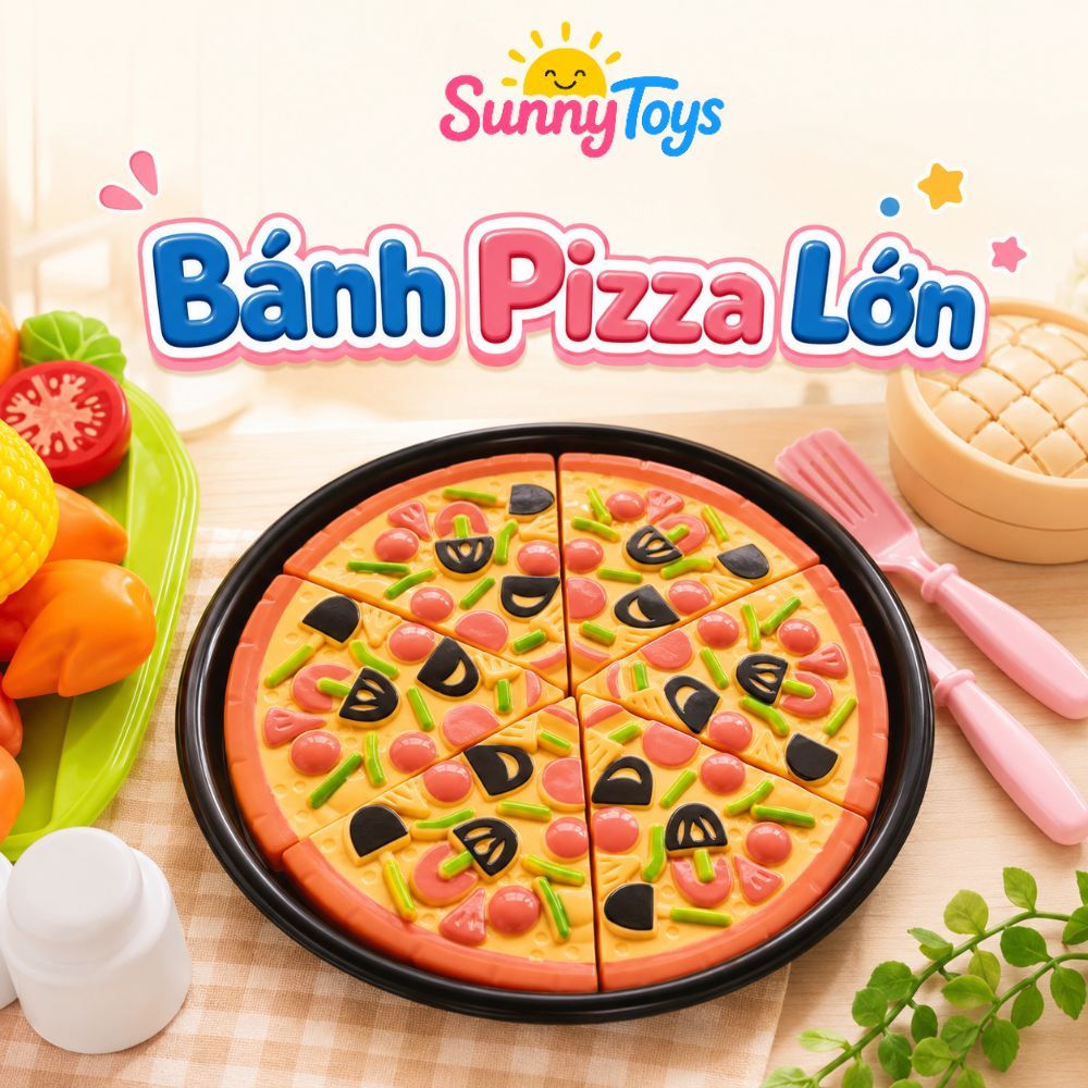 Set Đồ Ăn Nhà Bếp SunnyToys 88 Món - Thực Phẩm Mô Phỏng Cho Bé Chơi Nấu Ăn