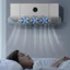 Đồng phục luồng không khí AC lệch hướng với quạt Hướng dẫn tuần hoàn không khí trong phòng