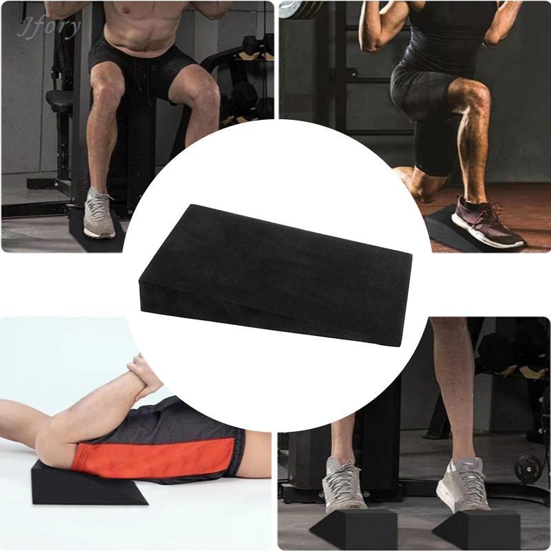 Jfory Yoga Brick EVA Foam Squat Wedge Block Foot Incline Board Cáng bắp chân Nhẹ Chống mài mòn Thích hợp cho văn phòng tại nhà Phòng thu du lịch Tập thể dục
