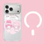 Ốp điện thoại mờ từ tính hoạt hình cho iPhone 17 16 Pro 15 14 Pro Max Vỏ bảo vệ mờ cứng