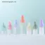 Bộ chai nhỏ giọt Mini có thể đổ lại VFZ 7 CÁI 1 / 2 / 3 / 5ml Lọ thủy tinh màu Macaron rỗng Hộp đựng tái sử dụng DIY OTE