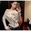 Áo thun dài tay in hình hươu phong cách Hàn Quốc dành cho nữ mùa hè Hot Girl Pure Desire Style Áo chống nắng quây gợi cảm