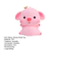 < Pluscloth > Đồ chơi bóp lợn giảm căng thẳng – Squishy giải nén phục hồi chậm mềm mại cho trẻ em Người lớn Quà tặng giảm căng thẳng đáng yêu dễ thương để thư giãn và tập trung Đồ chơi lợn có thể tháo rời