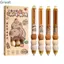 GREA 4 Cái / bộ Bút Gel, Bút Trung Tính Capybara Soft Grip, Loại Báo Chí Sấy Nhanh 0.5 Mm Xanh / Đen Mực Chữ Ký Bút Trường Văn Phòng