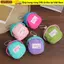 Túi đựng đồ WOODNEST, Ví đựng tiền xu màu Macaron Mini, Mặt dây chuyền thông thường Túi đựng chìa khóa di động Túi đựng ví thể thao