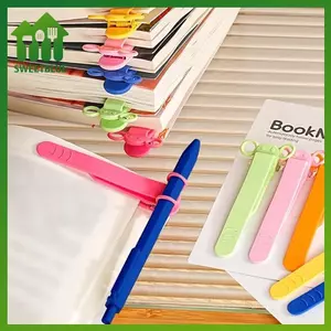 SWEET 1 / 3 Cái, Đánh Dấu Trang Silicon Tự Động Theo Dõi Trang Lật Đánh Dấu Trang Học Sinh Văn Phòng Phẩm, Thích Hợp Cho Trường Học Tại Nhà n