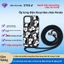 Ốp điện thoại di động gấu trúc dây đeo chéo 15 thích hợp cho ốp điện thoại di động iphone16promax chống rơi 14 giờ tối ốp điện thoại di động đeo chéo，ốp lưng