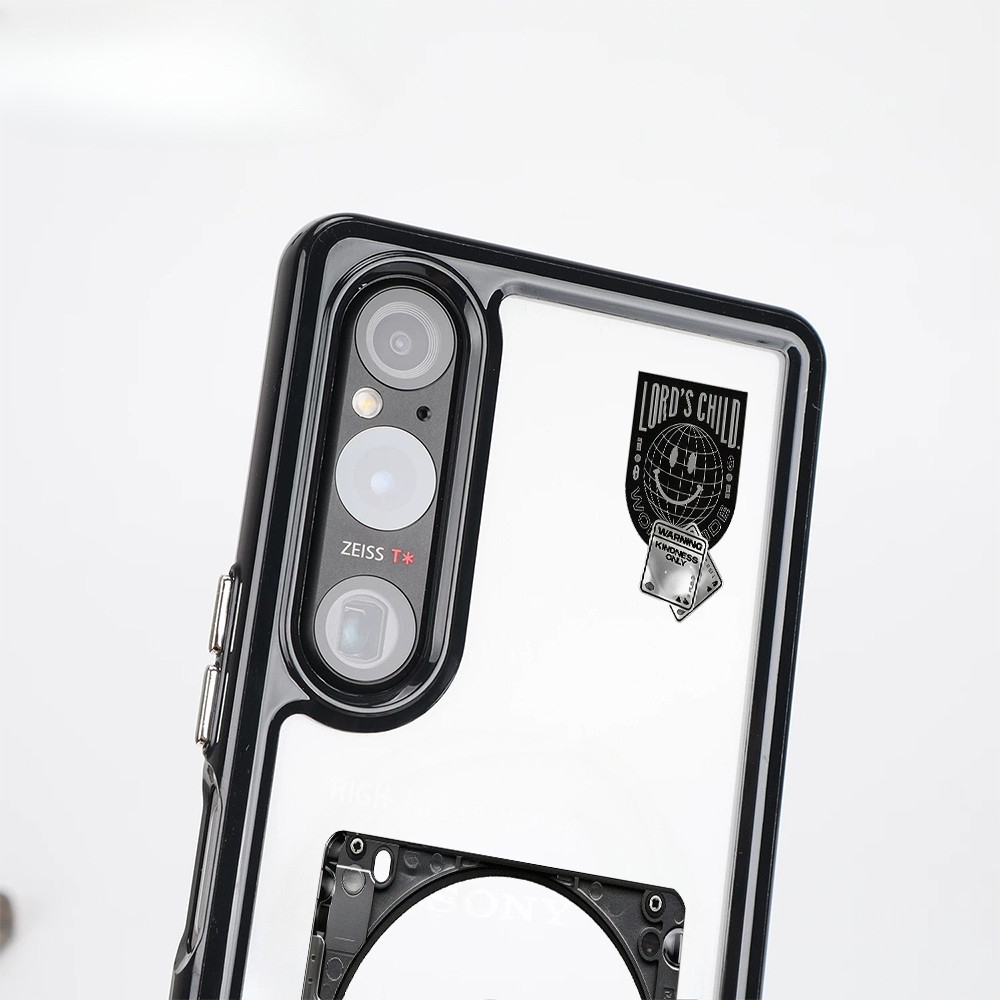 Dành Cho Sony Xperia 1 V VI VII VIII Xperia 5 V Xperia 10 V VI VII "Vintage Record" Vỏ Điện Thoại Cứng Trong Suốt / Vỏ Sony Chống Sốc