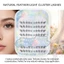 Lông mi giả hình hoa ngắn C Curl Sợi tổng hợp màu đen Trang phục hàng ngày tự nhiên