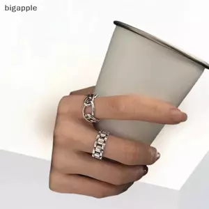 Bigapple 1 / 2 Chiếc Retro Phong Cách Lạnh Rỗng Dây Đeo Đồng Hồ Có Thể Điều Chỉnh Vòng Dành Cho Nữ Thời Trang RDG