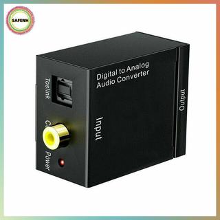 Bộ chuyển đổi âm thanh kỹ thuật số sang Analog đồng trục quang học SAFENH RCA L / R 3.5mm VN