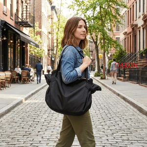 Túi sắp xếp du lịch có thể gập lại DARON, Duffel Tote bền công suất lớn đa chức năng, Túi đeo vai chống nước bền bỉ di động hợp thời trang Thảm dã ngoại