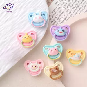 HFTOY 10 Chiếc Núm Vú Giả Búp Bê Mini Đáng Yêu Đồ Dùng Nhà Chơi Núm Vú Giả Cho Búp Bê Búp Bê Búp Bê Bé Đồ Chơi Trẻ Em Phụ Kiện Núm Vú Giả Cho Bé ~